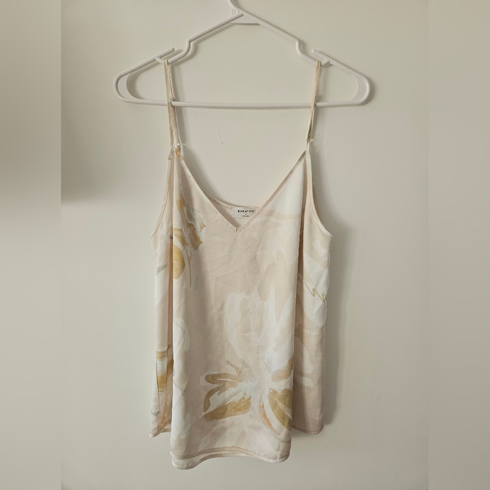 Babaton Cream and White Camisole